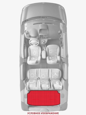 ЭВА коврики «Queen Lux» багажник для Ford F-Series (7G)